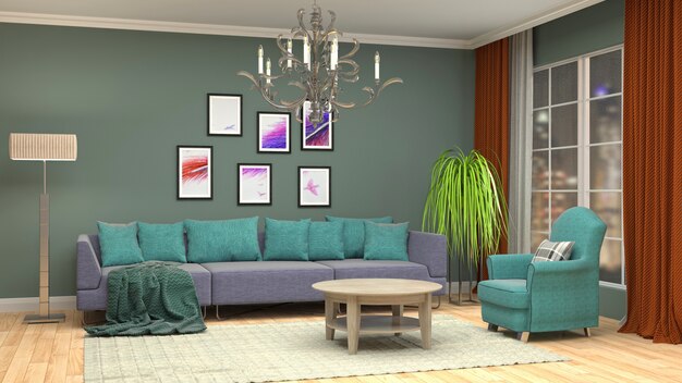 Interior living room