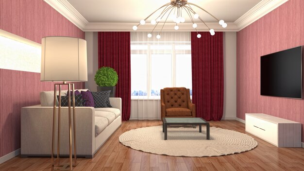 Interior living room