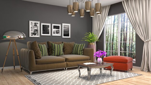 Interior living room