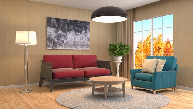 Interior living room