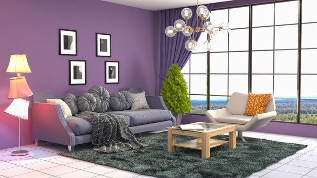 Interior living room