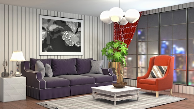 Interior living room