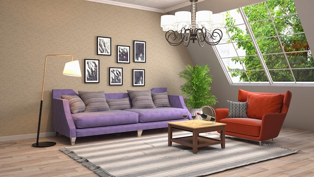 Interior living room