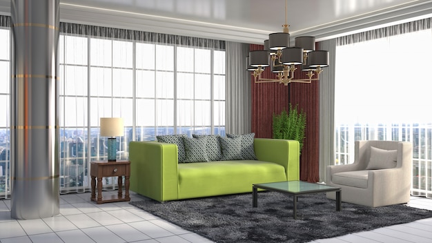 Interior living room