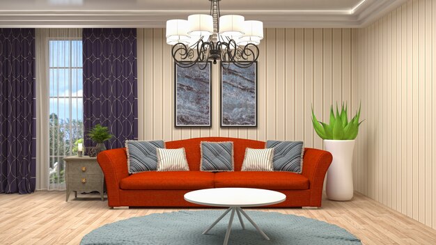 Interior living room