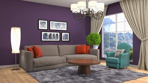 Interior living room