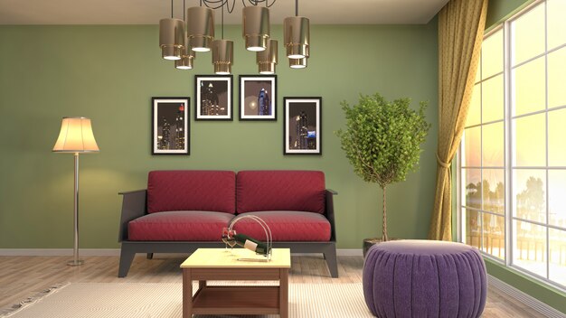 Interior living room