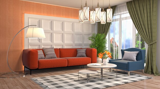 Interior living room