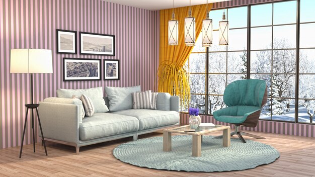 Interior living room