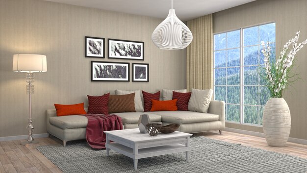 Interior living room