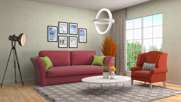 Interior living room