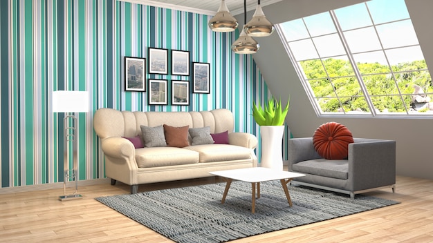 Interior living room