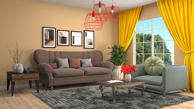 Interior living room