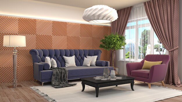 Interior living room