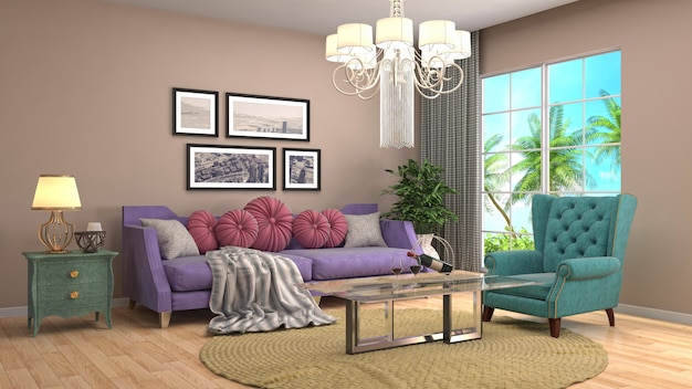 Interior living room