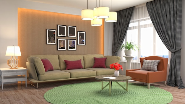 Interior living room