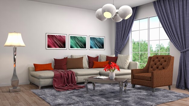 Interior living room