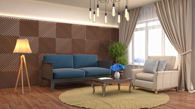 Interior living room