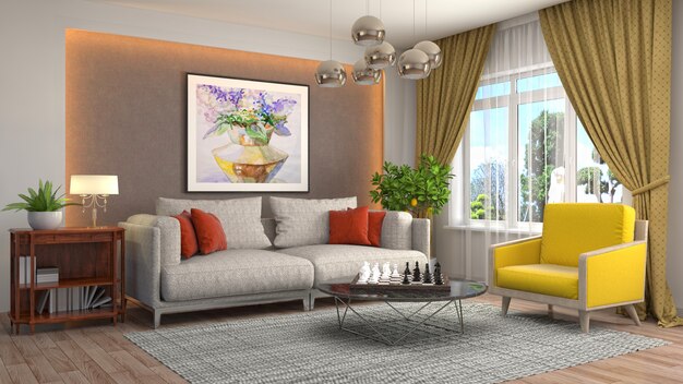 Interior living room