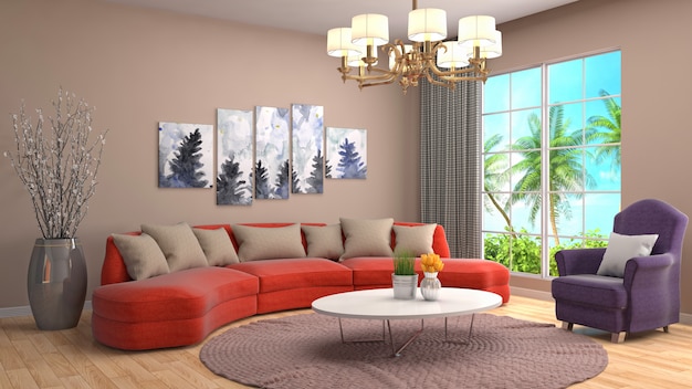 Interior living room