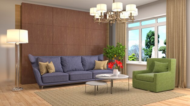 Photo interior living room