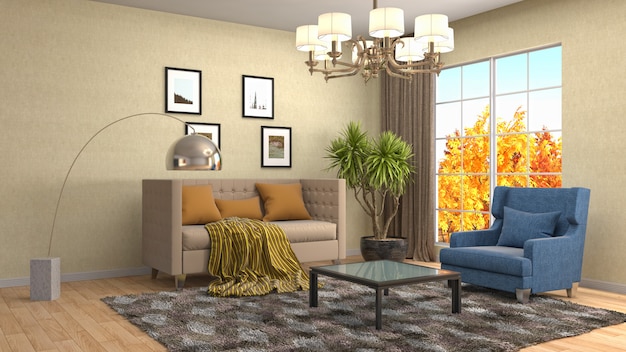 Interior living room