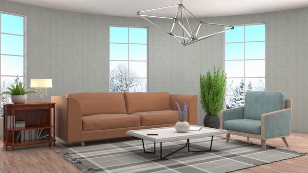 Interior living room