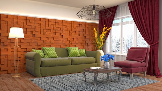 Interior living room