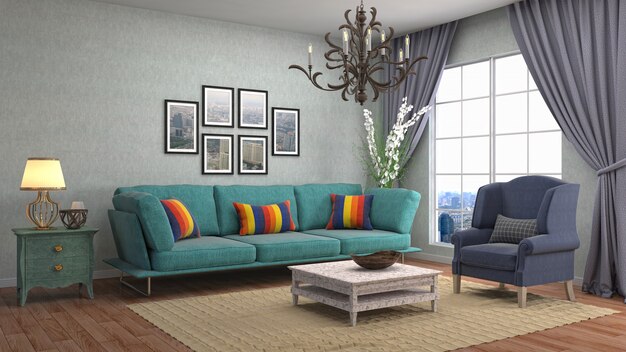 Interior living room