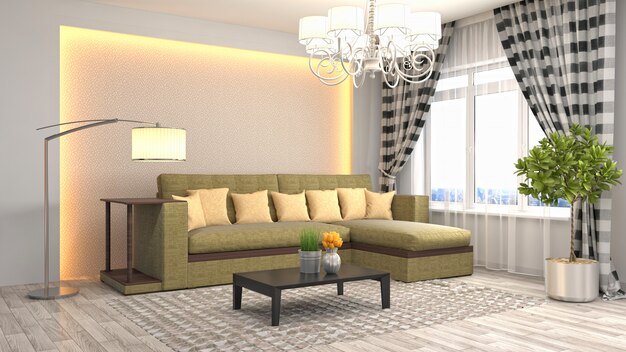 Interior living room