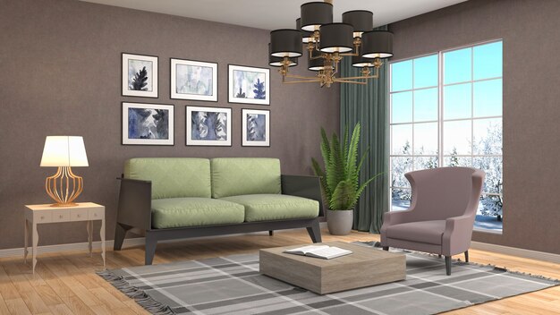 Interior living room