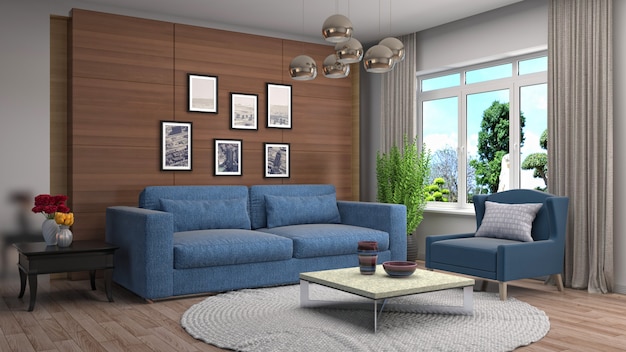 Interior living room