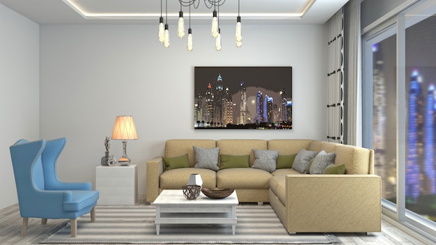 Interior living room