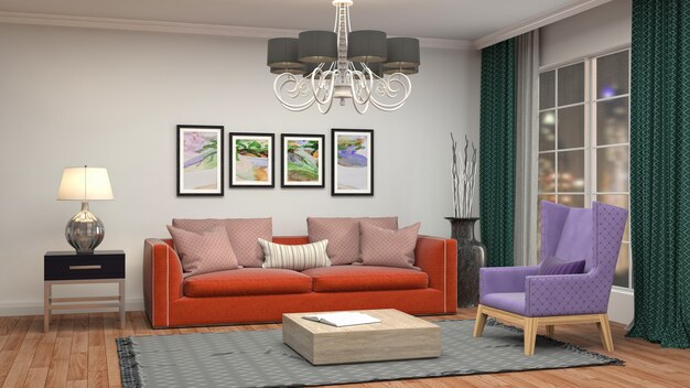 Interior living room