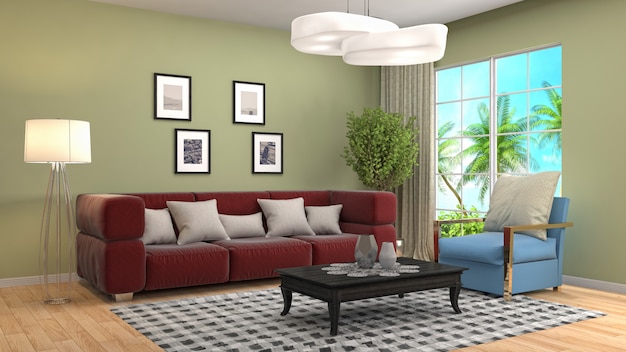 Interior living room