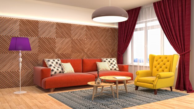 Interior living room