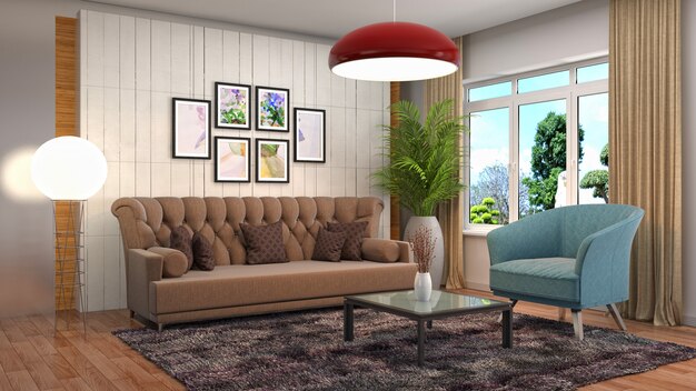 Interior living room