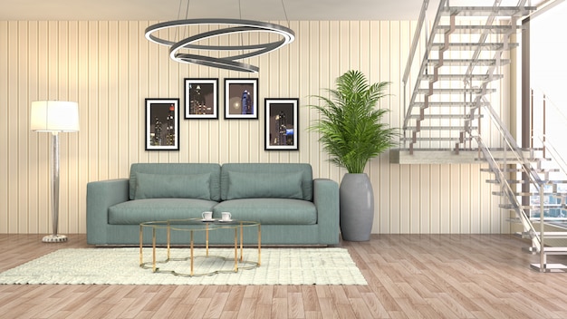 Interior living room