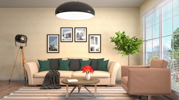 Interior living room