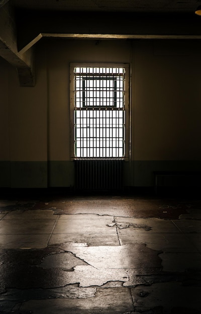 Interior of the Main cell house of Federal penitentiary