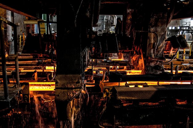 Photo interior of metal industry