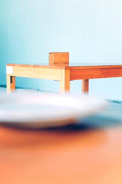 Interior of minimalist style dining room