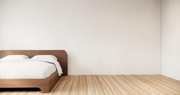 interior mock up with decoration in bedroom