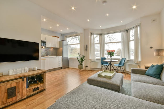 Interior of modern apartment