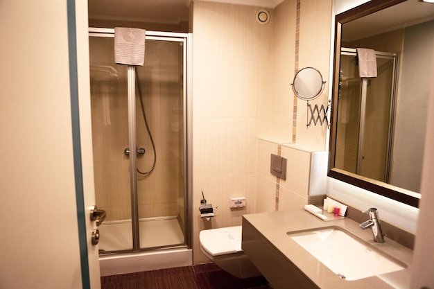 interior of modern bathroom luxury bathroom