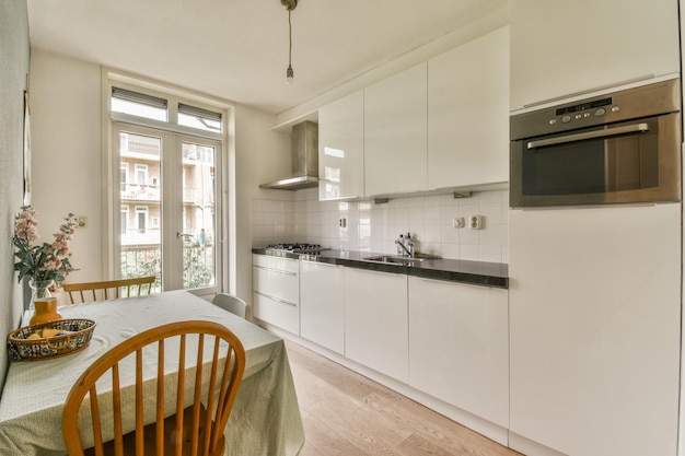 Interior of modern kitchen at home