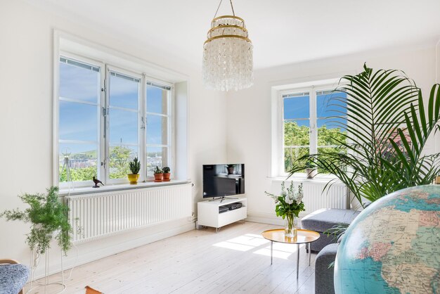 Interior of modern living room