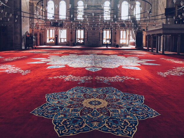 Interior of mosque