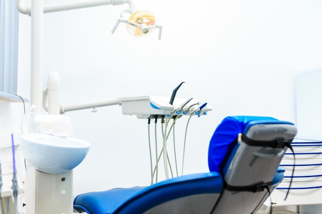 Interior of a new and modern dental office