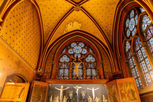 Photo interior of notre-dame de paris